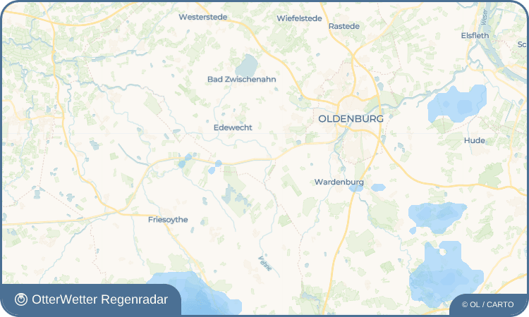 OtterWetter Regenradar-Widget Jeddeloh II