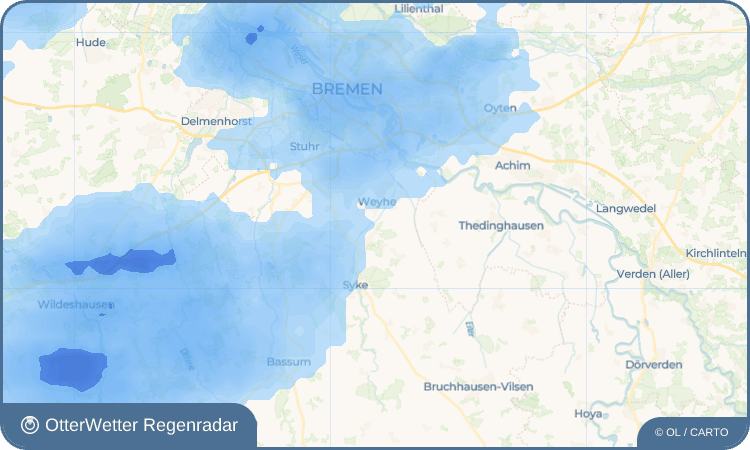 Widget-Vorschau für Jeebel Wetter-Widget-Vorschau mit Vorhersagedaten für Jeebel