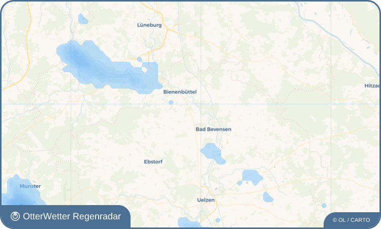OtterWetter Regenradar-Widget Jelmstorf