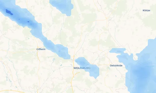 Regenradar Vorschaubild - Aktuelle Niederschläge in Jembke und Umgebung