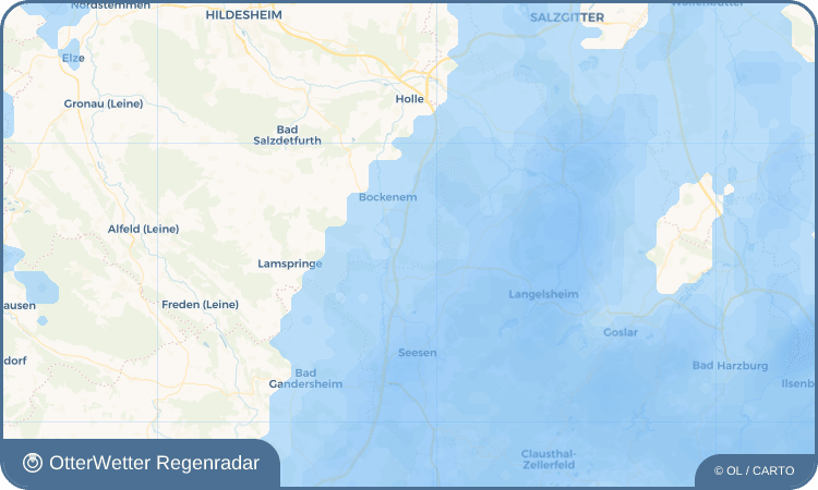 Wetter-Widget-Vorschau mit Vorhersagedaten für Jerze