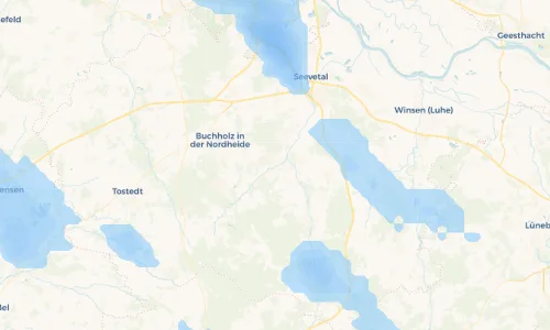 Regenradar Vorschaubild - Aktuelle Niederschläge in Jesteburg und Umgebung
