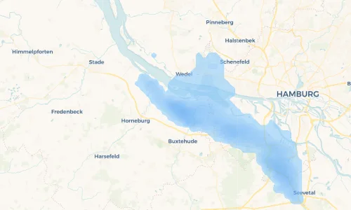 Regenradar Vorschaubild - Aktuelle Niederschläge in Jork und Umgebung