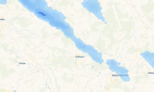 Regenradar Vorschaubild - Aktuelle Niederschläge in Kästorf und Umgebung