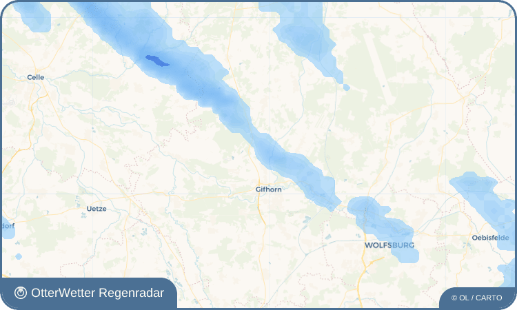 OtterWetter Regenradar-Widget Kästorf