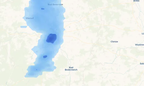 Regenradar-Vorschau: aktuelle Niederschläge in Kahlstorf und Umgebung