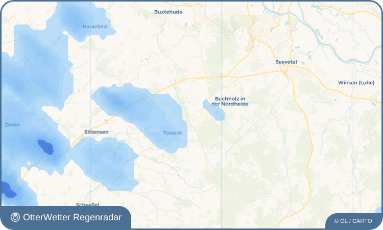 OtterWetter Regenradar-Widget Kakenstorf