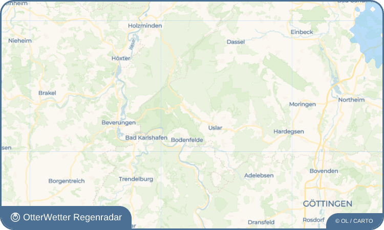 OtterWetter Regenradar-Widget Kammerborn