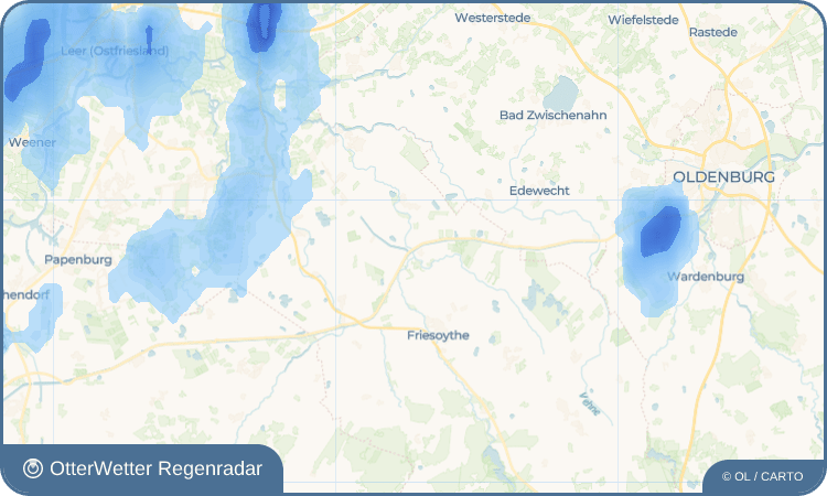 OtterWetter Regenradar-Widget Kampe