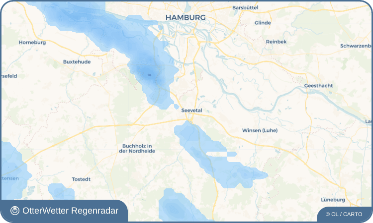 Wetter-Widget-Vorschau mit Vorhersagedaten für Karoxbostel