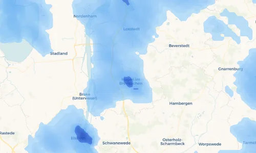 Regenradar Vorschaubild - Aktuelle Niederschläge in Kassebruch und Umgebung