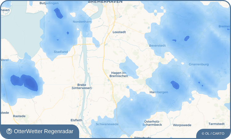 OtterWetter Regenradar-Widget Kassebruch