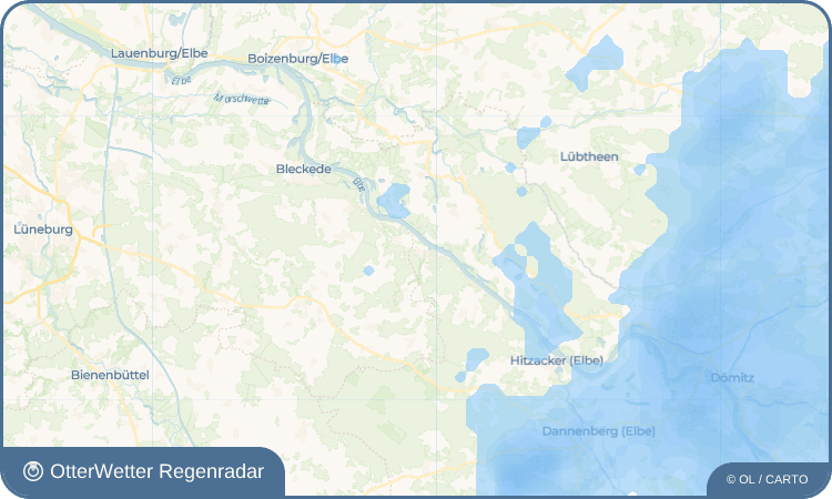 OtterWetter Regenradar-Widget Katemin