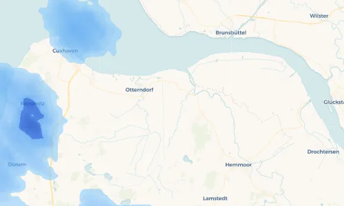 Regenradar Vorschaubild - Aktuelle Niederschläge in Kehdingbruch und Umgebung