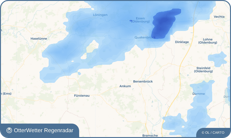 Wetter-Widget-Vorschau mit Vorhersagedaten für Kettenkamp