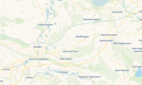 Regenradar-Vorschau: aktuelle Niederschläge in Kirchhorsten und Umgebung