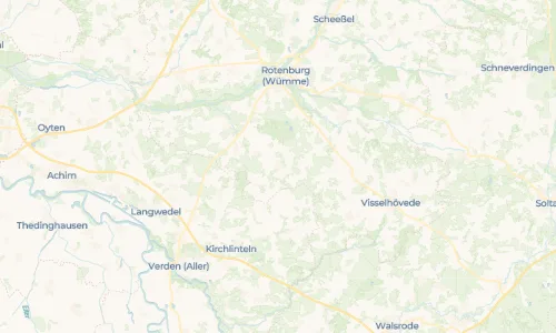 Regenradar-Vorschau: aktuelle Niederschläge in Kirchwalsede und Umgebung