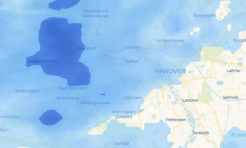 Regenradar Vorschaubild - Aktuelle Niederschläge in Kirchwehren und Umgebung