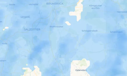 Regenradar Vorschaubild - Aktuelle Niederschläge in Kissenbrück und Umgebung