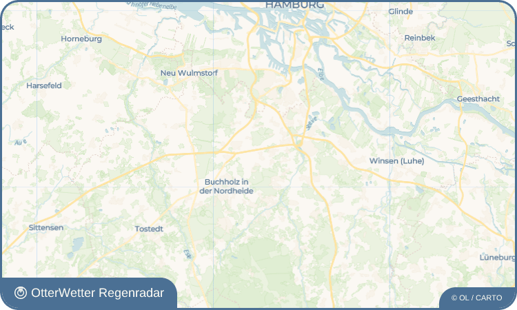 OtterWetter Regenradar-Widget Klecken