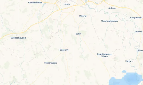 Regenradar Vorschaubild - Aktuelle Niederschläge in Klein Bramstedt und Umgebung