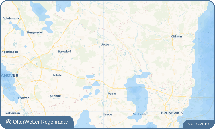 OtterWetter Regenradar-Widget Klein Eddesse