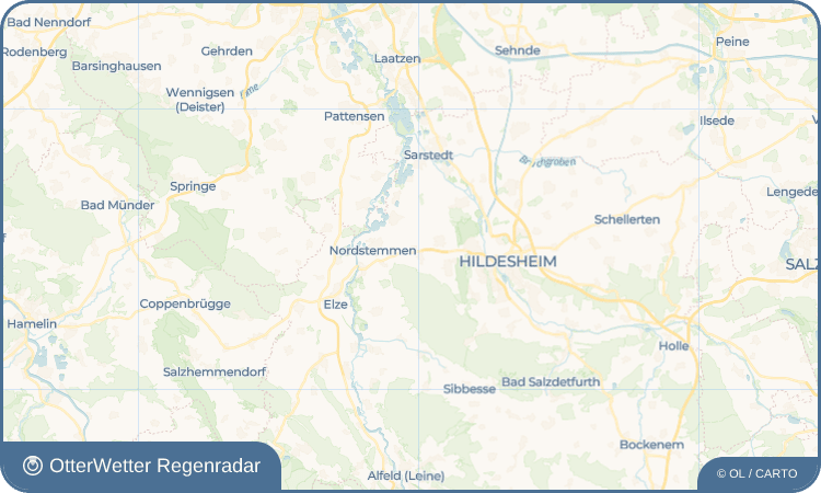 OtterWetter Regenradar-Widget Klein Escherde