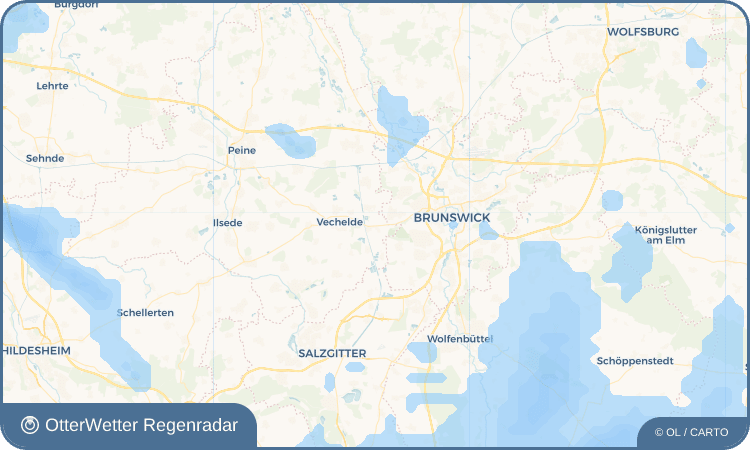 OtterWetter Regenradar-Widget Klein Gleidingen