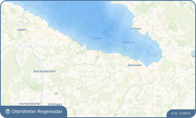 OtterWetter Regenradar-Widget Klein Grabenstedt