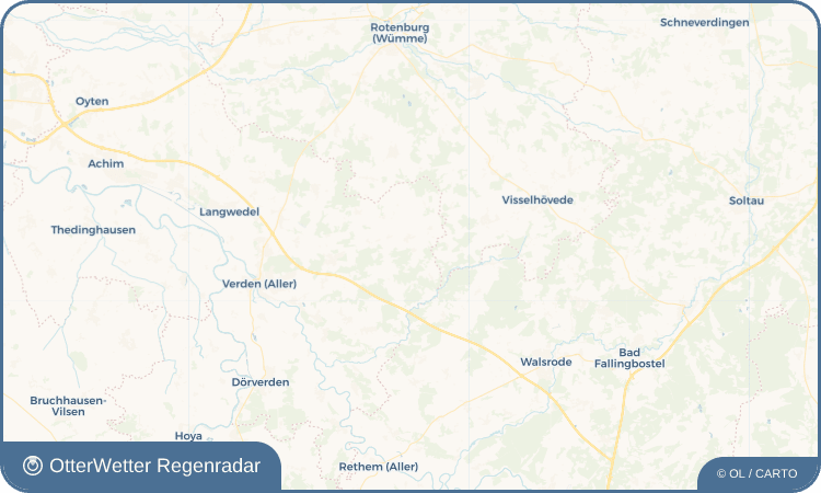 Widget-Vorschau für Klein Heins Wetter-Widget-Vorschau mit Vorhersagedaten für Klein Heins