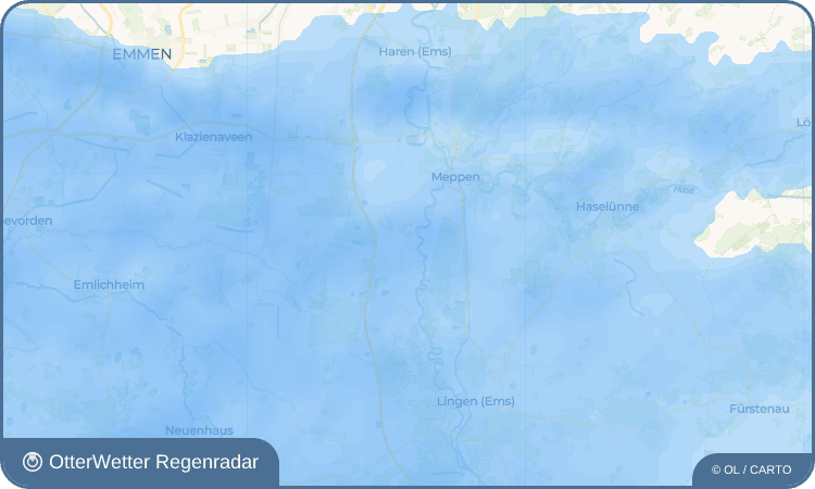 OtterWetter Regenradar-Widget Klein Hesepe