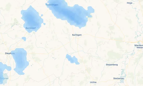 Regenradar Vorschaubild - Aktuelle Niederschläge in Klein Lessen und Umgebung