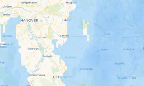Regenradar Klein Lobke: aktuelle Niederschläge in Klein Lobke und Umgebung, Stand 19. Oktober 2026 um 14:20 Uhr