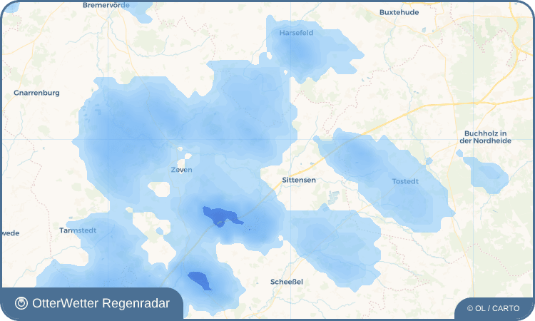 OtterWetter Regenradar-Widget Klein Meckelsen