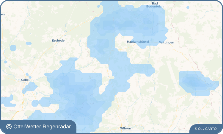 OtterWetter Regenradar-Widget Klein Oesingen
