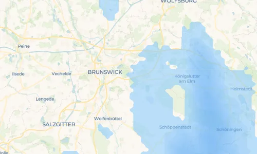 Regenradar-Vorschau: aktuelle Niederschläge in Klein Schöppenstedt und Umgebung