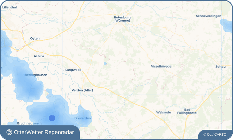 OtterWetter Regenradar-Widget Klein Sehlingen