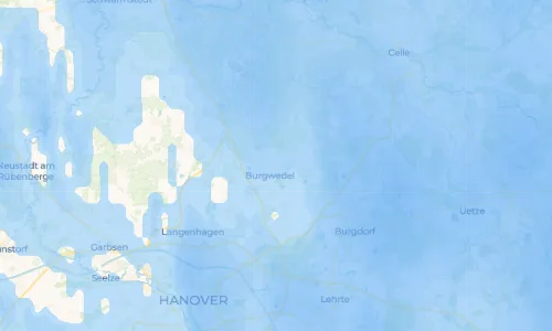 Regenradar Vorschaubild - Aktuelle Niederschläge in Kleinburgwedel und Umgebung