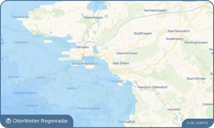 Wetter-Widget-Vorschau mit Vorhersagedaten für Kleinenbremen