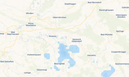 Regenradar-Vorschau: aktuelle Niederschläge in Kleinenwieden und Umgebung