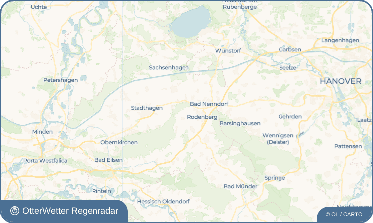 OtterWetter Regenradar-Widget Kleinhegesdorf