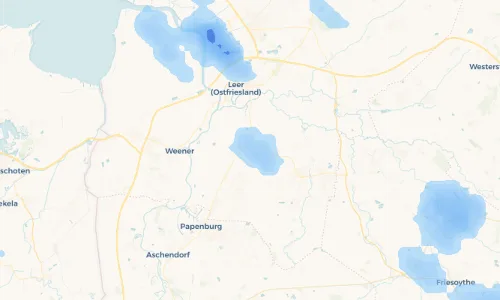 Regenradar Vorschaubild - Aktuelle Niederschläge in Klinge und Umgebung
