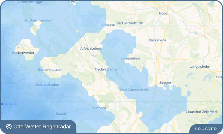 OtterWetter Regenradar-Widget Klump