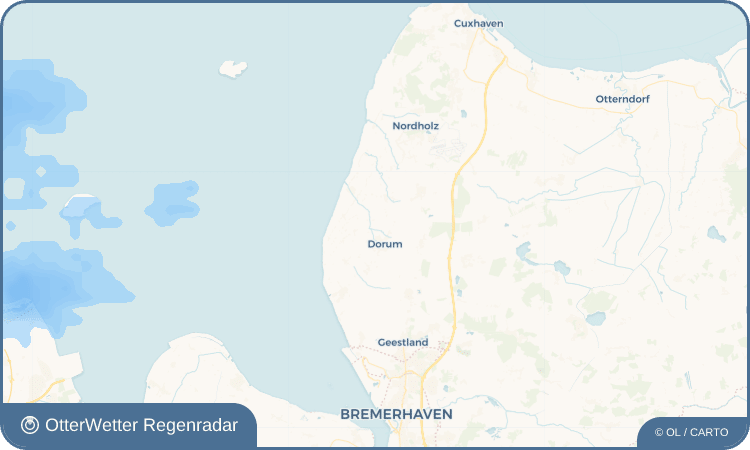 OtterWetter Regenradar-Widget Knakenburg