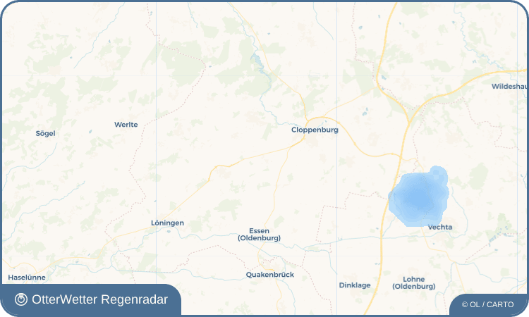 OtterWetter Regenradar-Widget Kneheim