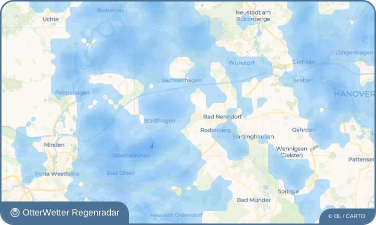 Widget-Vorschau für Kobbensen Wetter-Widget-Vorschau mit Vorhersagedaten für Kobbensen