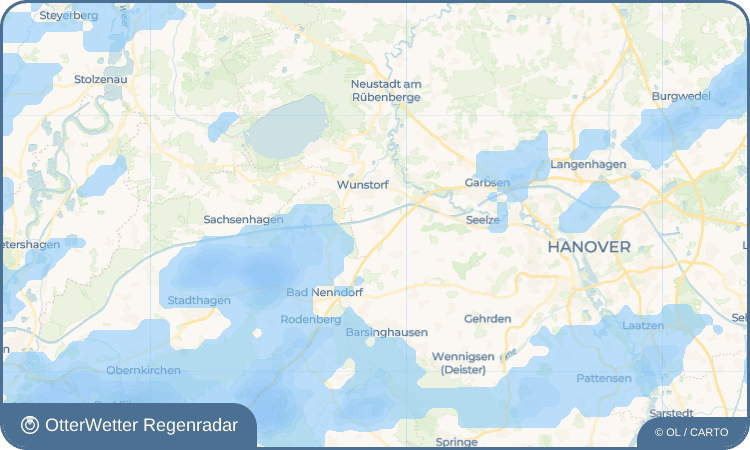 OtterWetter Regenradar-Widget Kolenfeld