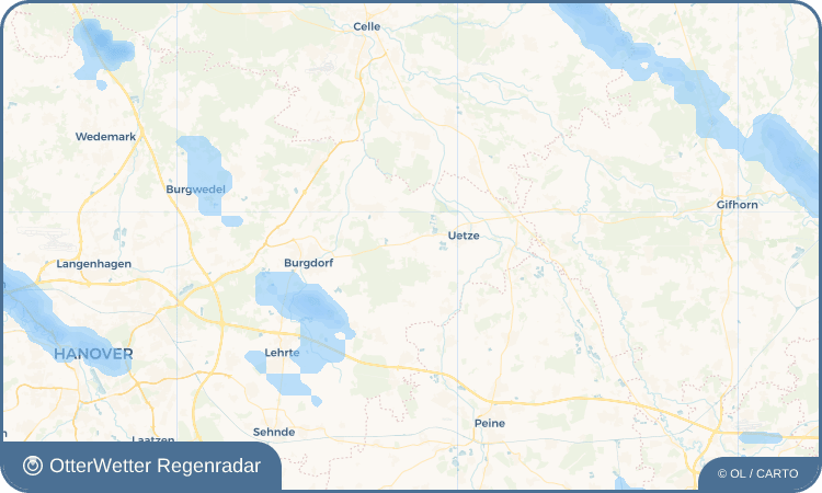 OtterWetter Regenradar-Widget Krätze