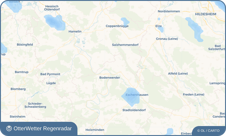OtterWetter Regenradar-Widget Kreipke