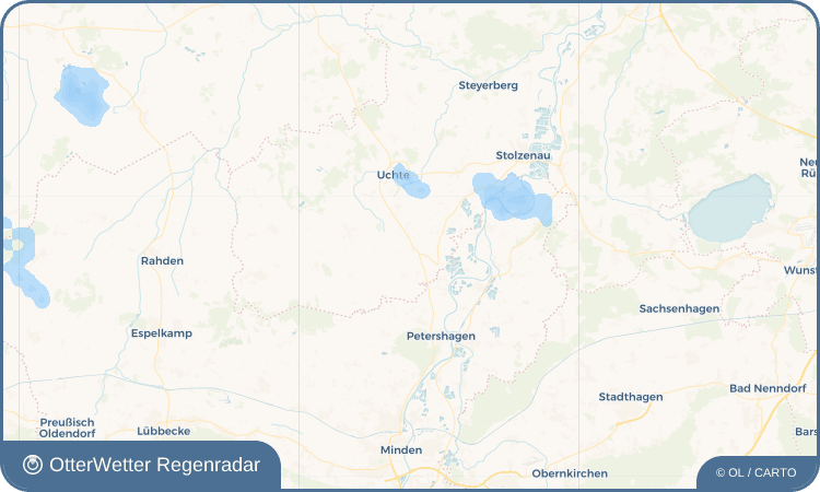 OtterWetter Regenradar-Widget Kreuzkrug